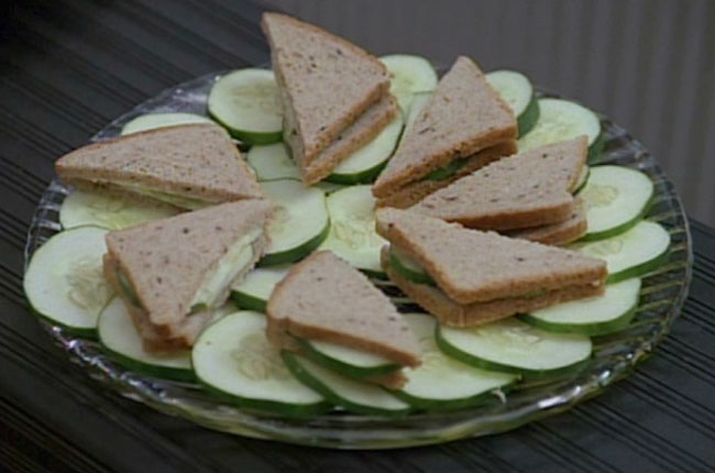 Food image Cucumber sandwiches