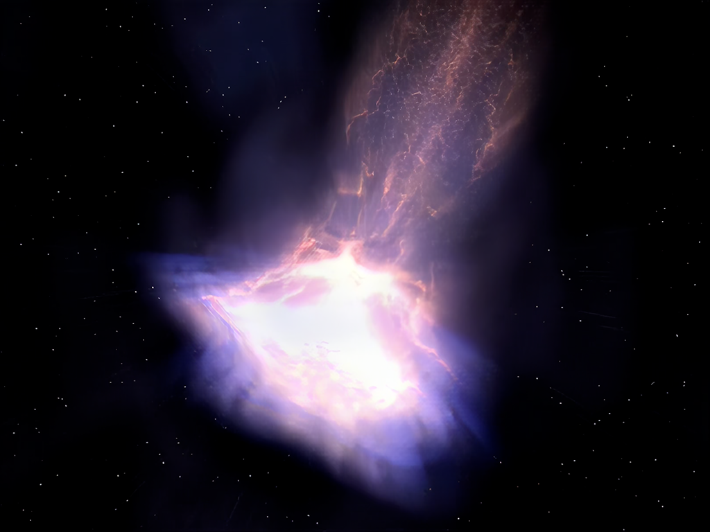 Sci-tech image Spatial Anomalies - Particle Fountain