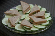 Starship image Cucumber sandwiches