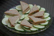 Cucumber sandwiches