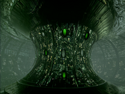Starship internal Borg Sphere